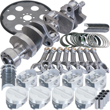 Eagle Chevy 350 1Pc 3.750in Crank 5.700in I-Beam Rods -10cc 4.030in Pistons Balanced Assembly