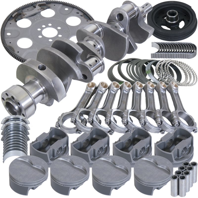 Eagle Chevy 350 3.750in Crank 5.700in I-Beam Rods -18cc 4.000in Pistons Balanced Assembly