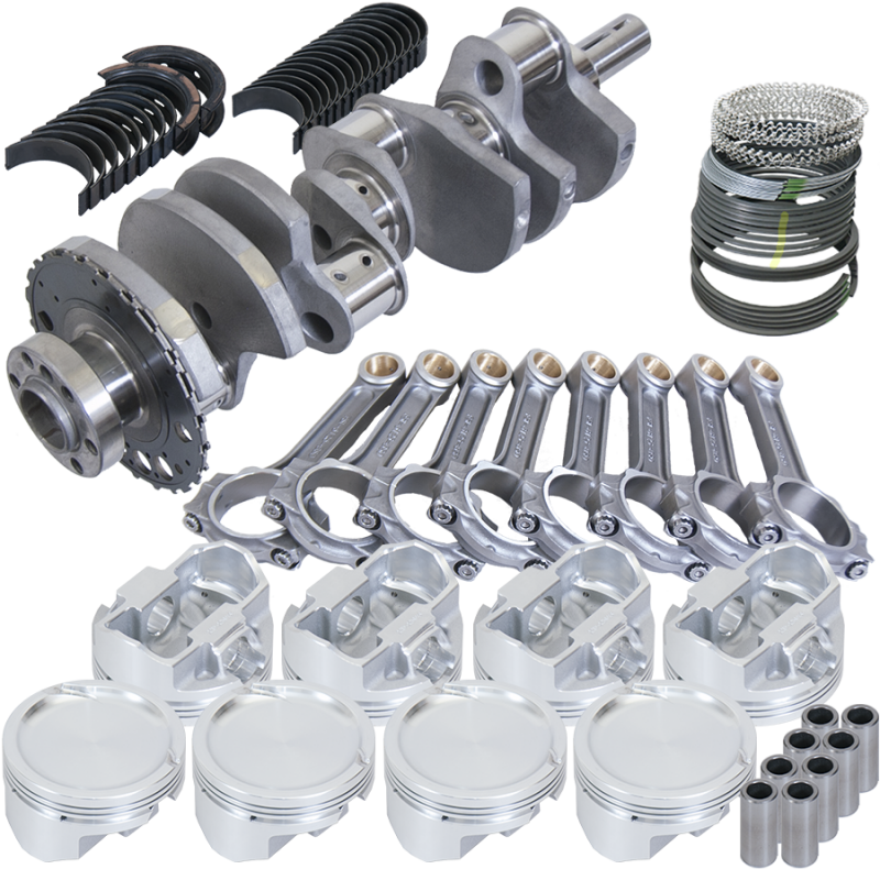 Eagle Chevy 4.8/5.3 LS 4.000in Crank 24 Tth Rlctor 6.125in I-Beam 3.780in Pistons Rotating Assembly