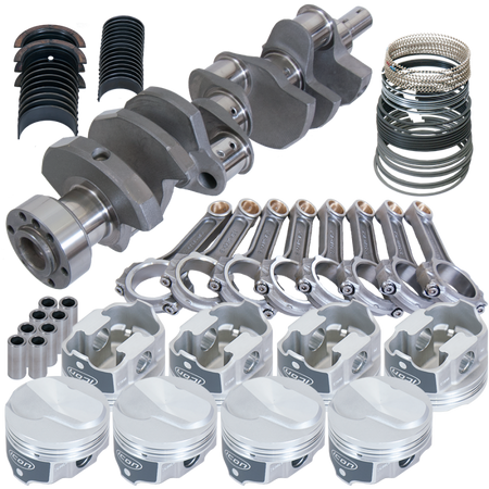 Eagle Chevy 454 1Pc 4.000in Crank 6.135in I-Beam Rod Closed Chamber 4.350in Piston Rotating Assembly