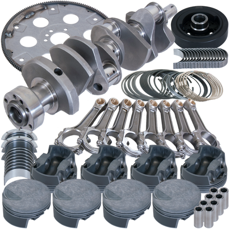Eagle Chevy 454 1Pc 4.250in Crank 6.385in I-Beam Rod -3cc Flat Top 4.310in Pistons Balanced Assembly