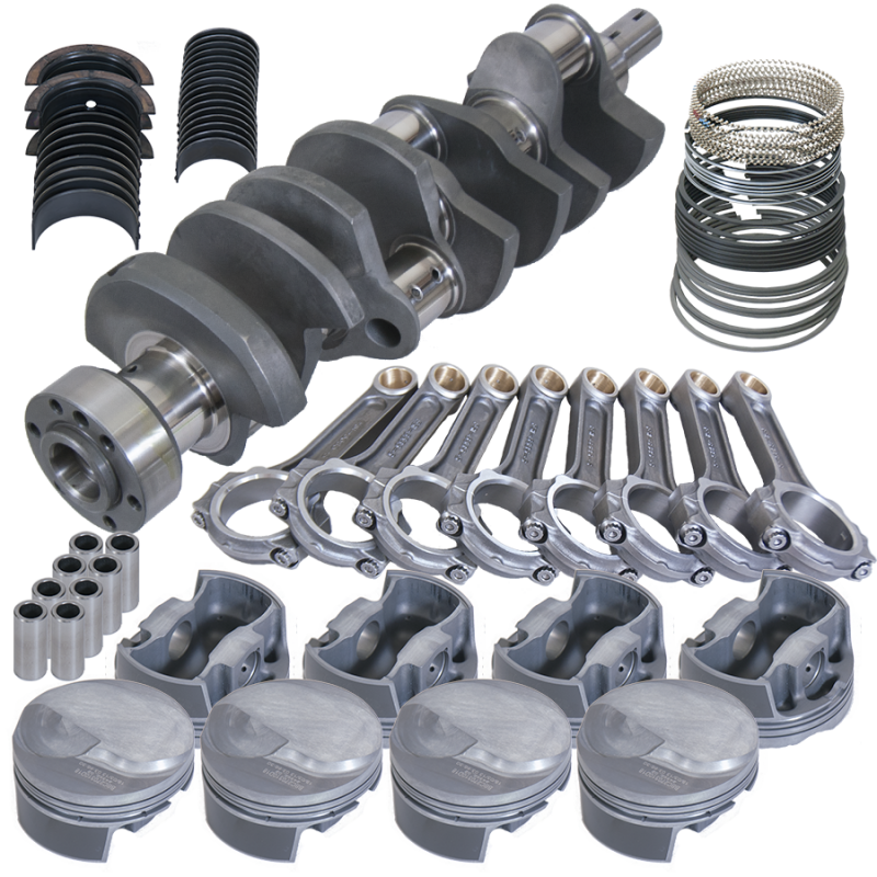 Eagle Chevy 454 1Pc 4.250in Crank 6.385in I-Beam Rods 18cc Dome 4.310in Pistons Rotating Assembly