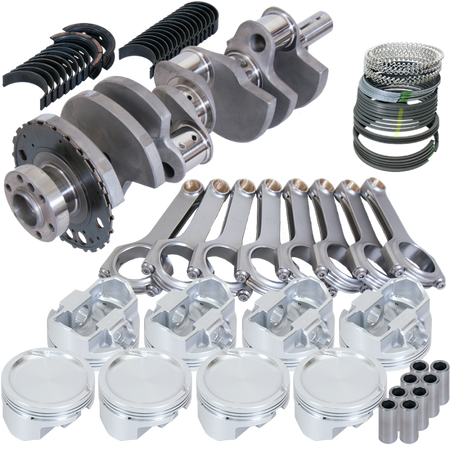 Eagle Chevy LS 4.8/5.3 4.000in Crank 24 Tth Rlctor 6.125in H-Beam 3.780in Pistons Rotating Assembly