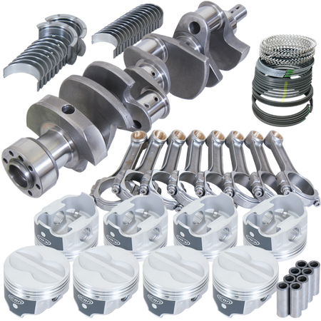 Eagle Chevy LT1350 1Pc 3.750in Crank 5.700in I-Beam Rods -10cc 4.030in Pistons Rotating Assembly