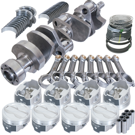 Eagle Chevy LT1350 1Pc 3.750in Crank 5.700in I-Beam Rods -18cc 4.040in Pistons Rotating Assembly
