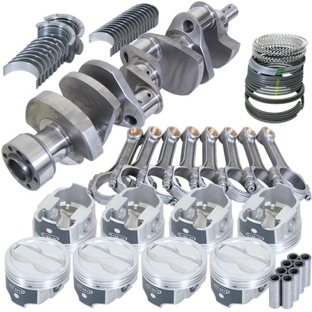 Eagle Chevy LT1350 1Pc 3.750in Crank 5.700in I-Beam Rods -18cc 4.040in Pistons Rotating Assembly