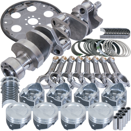 Eagle Chevy LT1350 1Pc 3.750in Crank 5.700in I-Beam Rods 4.000in Pistons 153 Tooth FP Bal Assembly