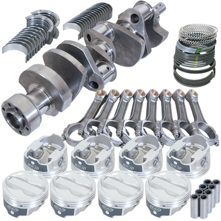 Eagle Chevy LT1350 1Pc 3.750in Crank 6.000in I-Beam Rods -18cc 4.060in Pistons Rotating Assembly