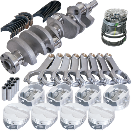 Eagle Ford 289/302 3.250in Crank 5.400in H-Beam -11cc Flat Top 4.030in Pistons Rotating Assembly