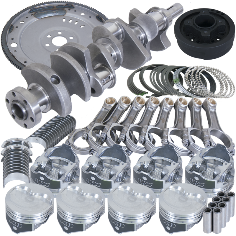 Eagle Ford 302 3.400in Crank 5.400in I-Beam Rods 4.030in Pistons 164 Tooth FW Balanced Assembly
