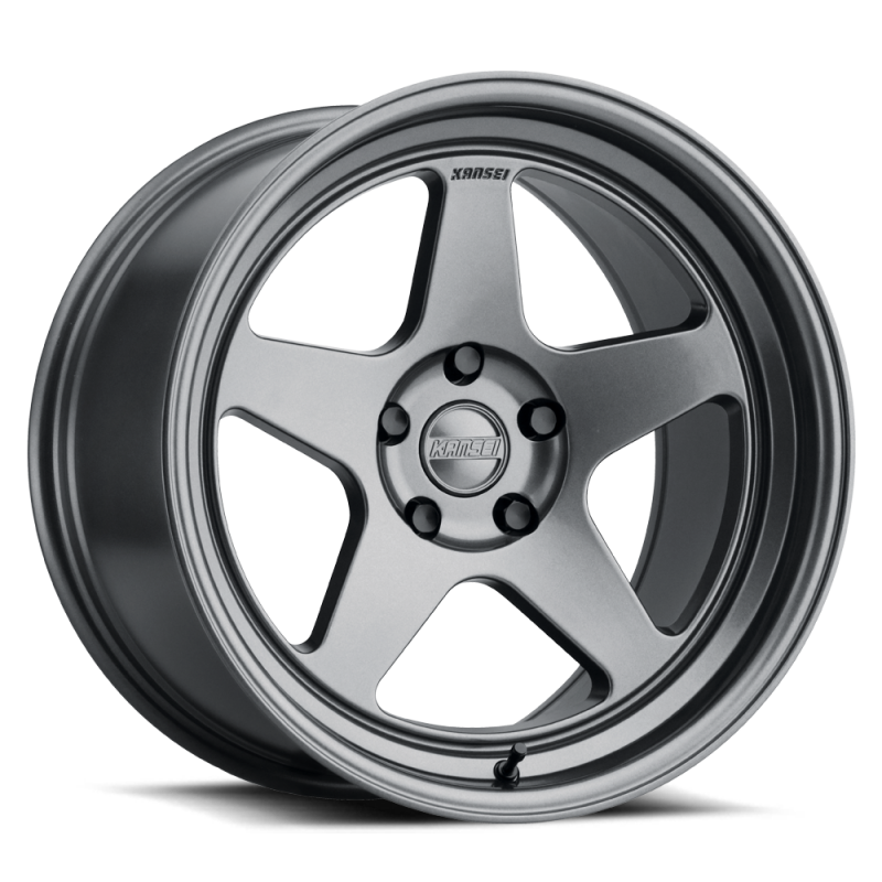Kansei K12G Knp 17x9.5in / 5x120 BP / 12mm Offset / 72.56mm Bore - Gunmetal Wheel