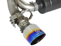 Thumbnail for aFe Takeda 3in 304 SS Axle-Back Exhaust System w/ Blue Flame Tip 16-18 Ford Focus RS 2.3L (t)