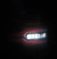Thumbnail for AlphaRex 07-13 GMC Sierra 1500/07-14 2500/3500HD (No Clsc/Dually) Luxx-Series LED Tail Lghts Blk Red