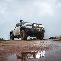 Thumbnail for KC HiLiTES SlimLite 8in. LED Light Shield (Shield Only) - Clear