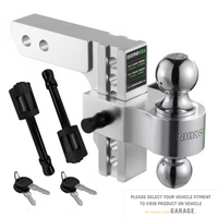 Thumbnail for Rhino USA 6In Heavy Duty Drop Hitch - 2.5In (Silver)