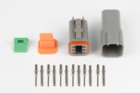 Thumbnail for Haltech Matching Set of Deutsch DT-6 Connectors 13 Amp Plug & Pins