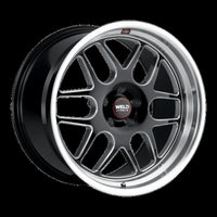 Thumbnail for Weld Solana 20x10.5 / 5x127 BP / ET13 / 78.1mm Bore - Gloss Black MIL DIA Wheel