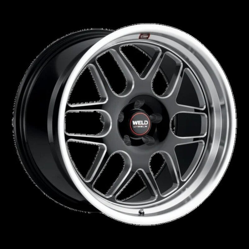 Weld Solana 22x12 / 6x139.7 BP / ET-57 / 106.1mm Bore - Gloss Black MIL DIA Wheel