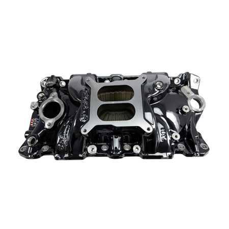 Edelbrock 55-86 Chevy SB Performer EPS Intake Manifold - Black Plasma Finish