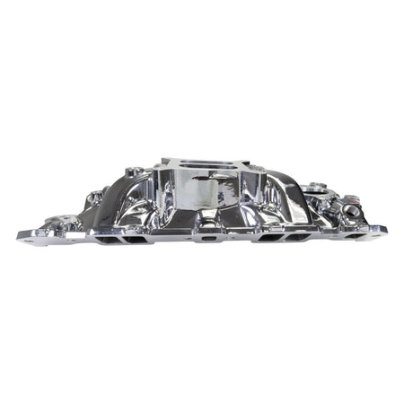 Edelbrock Chevy SB Performer EPS Intake Manifold w/ Oil Fill Tube - Chrome Plasma