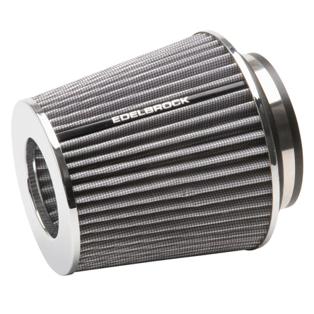 Edelbrock Pro-Flo Universal White Medium Conical Air Filter with 3/3.5/4in Inlet