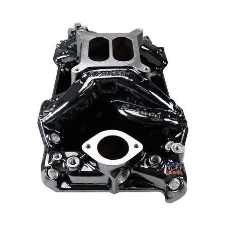 Edelbrock RPM Air-Gap Small Block Chrysler Intake Manifold - Black Plasma