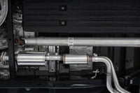 Thumbnail for MBRP 2021+ Ford F150 T304 Pre-Axle (Street Profile) 2.5in OD Tips 3in Cat Back Exhaust