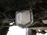 Thumbnail for aFe 97-18 Jeep Wrangler TJ/JK Dana 44 Street Series Differential Cover w/ Machined Fins - Raw