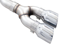 Thumbnail for AWE 0FG 21+ Ford F150 Dual Side Exit Cat-Back Exhaust- 4.5in Chrome Silver Tips
