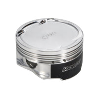 Thumbnail for Manley 03-07 Nissan 350Z/Maxima/Altima 81.4mm Stroker 95.5mm Std Bore 8.5:1 Dish Piston Set w/ Rings