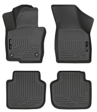 Thumbnail for Husky Liners 2012 Volkswagen Passat WeatherBeater Combo Black Floor Liners