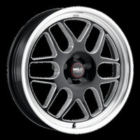 Thumbnail for Weld Solana Drag 17x7 / 6x139.7 BP / ET0 / 106.1mm Bore - Gloss Black MIL DIA Wheel