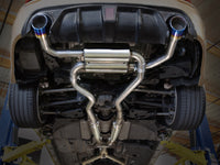 Thumbnail for aFe 14-15 Infiniti Q50 V6 3.7L Takeda 2-1/2in 304 SS Cat-Back Exhaust System w/ Blue Flame Tips