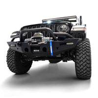 Thumbnail for Westin 20-25 Jeep Gladiator / 18-25 Wrangler JL XTS Round Bull Bar - Tex. Blk