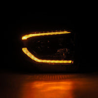 Thumbnail for AlphaRex 14-21 Toyota Tundra PRO-Series Projector Headlights Black w/Seq. Sig. + DRL
