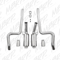 Thumbnail for MBRP 11-14 Ford Mustang GT 5.0L Dual Split Rear Street Version T409 3in Cat Back Exhaust System