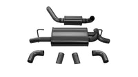 Thumbnail for Corsa 18+ Jeep Wrangler JL 2.5in Dual Rear Turn Down Exit Black Touring Axle-Back Exhaust
