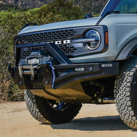 Thumbnail for Westin 21-25 Ford Bronco (Excl. Sport) XTS Angular Bull Bar - Tex. Blk