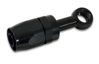 Thumbnail for Vibrant -10AN Banjo Hose End Fitting for use with M12 or 7/16in Banjo Bolt - Aluminum Black