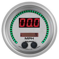 Thumbnail for Autometer 85.7mm Silver Switchable 260 MPH / 260 KM/H Speedometer Ultra-Lite Elite Digital Gauge