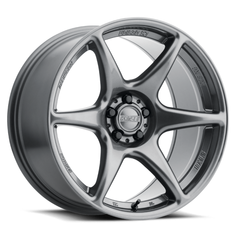 Kansei K11G Tandem 18x9.5in / 5x100 BP / 22mm Offset / 73.1mm Bore - Gunmetal Wheel