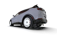 Thumbnail for Rally Armor 2021-25 Ford Mach-E Rally Edition Black UR Mud Flap Metallic Black Logo