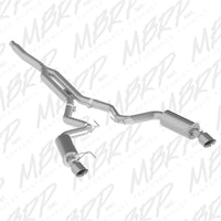Thumbnail for MBRP 15-18 Ford Mustang EcoBoost 2.3L Alum 3in Cat Back Dual Split Rear Exit (Street Version)