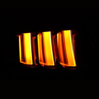 Thumbnail for AlphaRex 15-23 Ford Mustang NOVA-Series Prismatic LED Tail Lights Alpha-Black