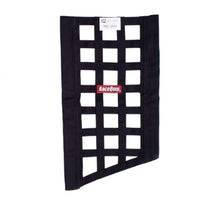 Thumbnail for RaceQuip SFI 27.1 Rated Ribbon Style Funny Car Window Net / Black 22 to 18 H X 12 W