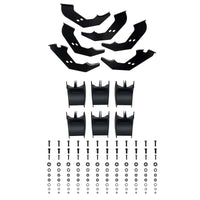 Thumbnail for Westin 24-26 Toyota Tacoma Double Cab PRO TRAXX 5 Oval Nerf Step Bars - Black