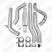 Thumbnail for MBRP 88-93 Dodge 2500/3500 Cummins 5.9L 4WD ONLY Turbo Back Single Side Exit P Series Exhaust