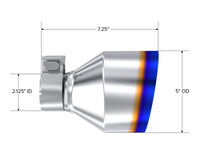 Thumbnail for MBRP T304 SS Burnt End Tip 2.125inID, 5inOD Out, 7.25in Length, Pair 17-25 BRZ / GR86
