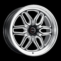 Thumbnail for Weld Racing 20x7 Laguna 6 Drag 6x135 ET13 BS4.50 Gloss BLK MIL DIA 87.1