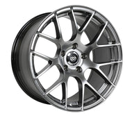 Thumbnail for Enkei Raijin 19x8 45mm Offset 5x112 Bolt Pattern 72.6 Bore Dia Hyper Silver Wheel